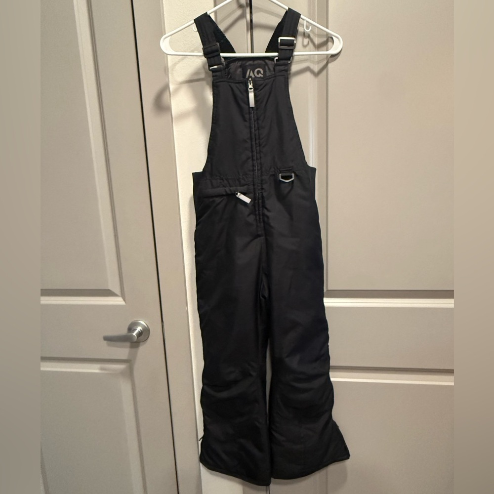Kid’s Black Snow Bib Overalls